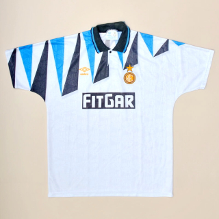 Inter Milan 1991 - 1992 Away Shirt (Very good) L