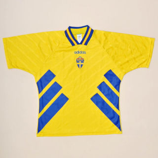 Sweden 1994 - 1996 Home Shirt (Very good) L