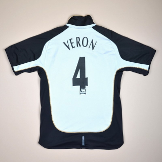 Manchester United 2001 - 2002 Centenary Away Shirt #4 Veron (Good) M