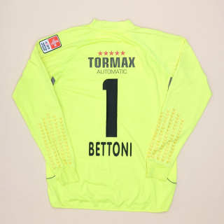 FC Thun 2009 - 2010 Match Issue Goalkeeper Shirt #1 Bettoni (Good) XL