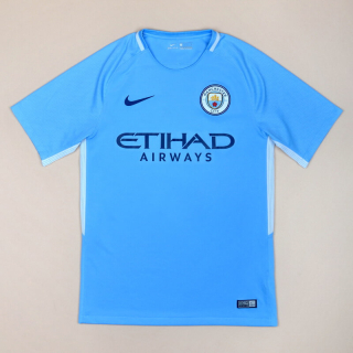 Manchester City 2017 - 2018 Home Shirt (Very good) S