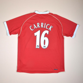 Manchester United 2006 - 2007 Home Shirt #16 Carrick (Very good) L