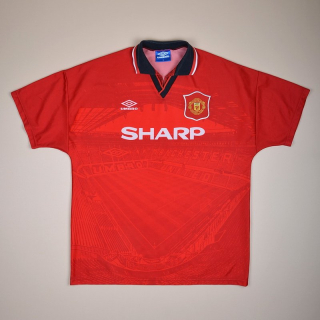 Manchester United 1994 - 1996 Home Shirt (Excellent) XXL