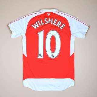 Arsenal 2015 - 2016 Home Shirt #10 Wilshere (Good) S