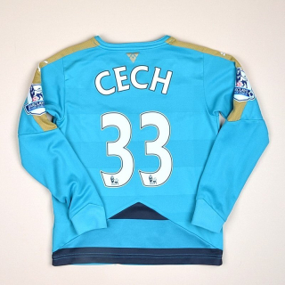 Arsenal 2015 - 2016 Goalkeeper Shirt #33 Cech (Excellent) YS