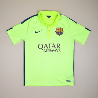 Barcelona 2014 - 2015 Third Shirt (Very good) YL