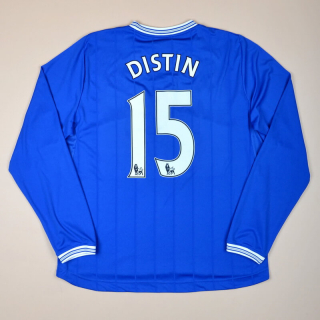 Everton 2009 - 2010 Home Shirt #15 Distin (Excellent) XL