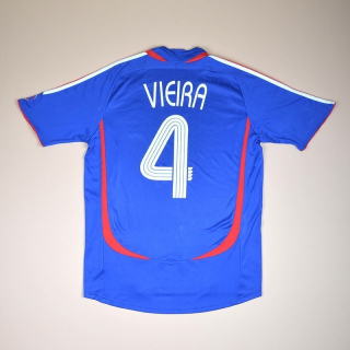 France 2006 - 2007 Home Shirt #4 Vieira (Very good) M
