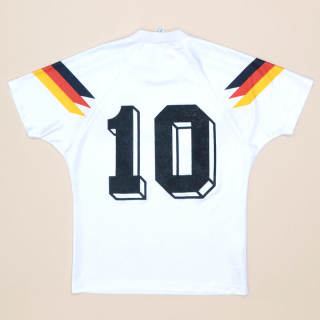 Germany 1990 - 1992 Home Shirt #10 (Good) YL