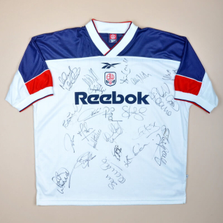 Bolton 1999 - 2001 'Signed' Home Shirt #15 (Very good) XL