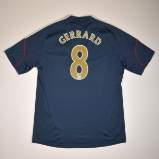 Liverpool 2009 - 2010 Away Shirt #8 Gerrard (Very good) S