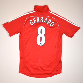 Liverpool 2006 - 2008 Home Shirt #8 Gerrard (Excellent) S