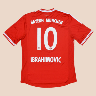 Bayern Munich 2013 - 2014 Home Shirt #10 Ibrahimovic (Excellent) L