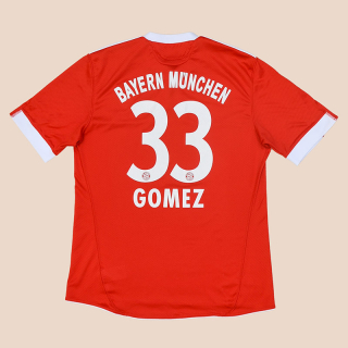 Bayern Munich 2009 - 2010 Home Shirt #33 Gomez (Very good) L