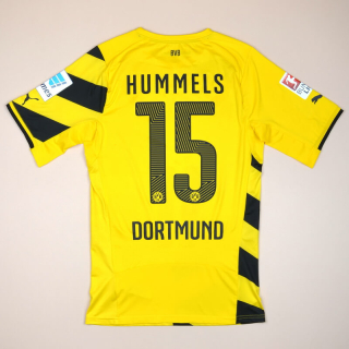 Borussia Dortmund 2014 - 2015 Match Issue Home Shirt #15 Hummels (Very good) XL