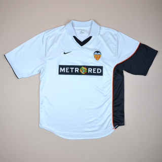 Valencia 2001 - 2002 Home Shirt (Good) L