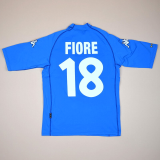 Italy 2000 - 2001 Home Shirt #18 Fiore (Excellent) L