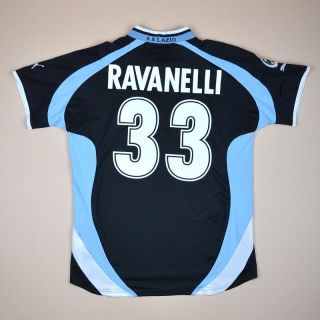 Lazio 1999 - 2000 Away Shirt #33 Ravanelli (Very good) XL