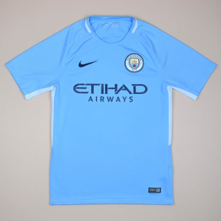 Manchester City 2017 - 2018 Home Shirt (Very good) S