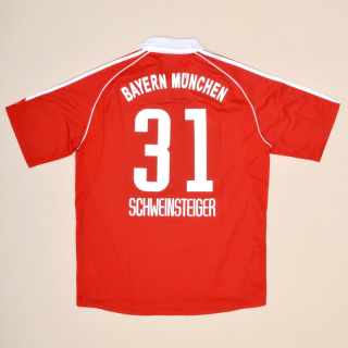 Bayern Munich 2006 - 2007 Home Shirt #31 Schweinsteiger (Excellent) L