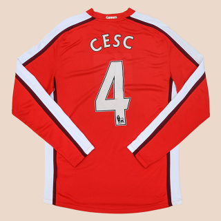 Arsenal 2008 - 2010 Home Shirt #4 Cesc (Good) M