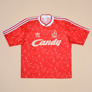 Liverpool 1989 - 1991 Home Shirt (Good) L