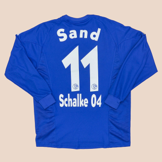 Schalke 2002 - 2003 Home Shirt #11 Sand (Very good) S