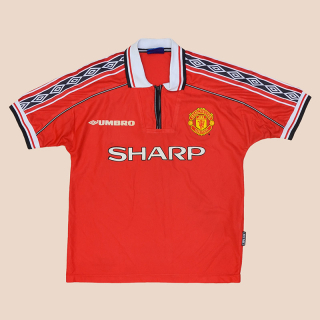 Manchester United 1998 - 2000 Home Shirt (Good) YXL