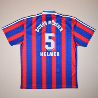 Bayern Munich 1995 - 1997 Home Shirt #5 Helmer (Good) XL