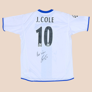 Chelsea 2003 - 2005 'Signed' Away Shirt #10 J. Cole (Very good) L