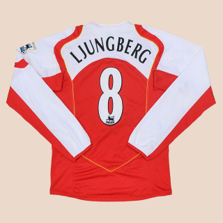 Arsenal 2004 - 2005 Home Shirt #8 Ljungberg (Very good) S