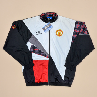 Manchester United 1992 - 1994 'BNWT' Training Full Tracksuit Jacket + Pants (New with tags) L