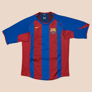 Barcelona 2004 - 2005 Home Shirt (Good) L