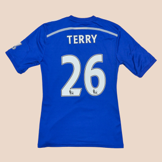 Chelsea 2014 - 2015 Home Shirt #26 Terry (Good) S
