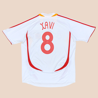 Spain 2006 - 2007 Away Shirt #8 Xavi (Not bad) XL