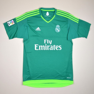 Real Madrid 2015 - 2016 Goalkeeper Shirt (Very good) M