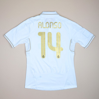 Real Madrid 2011 - 2012 Home Shirt #14 Alonso (Very good) S