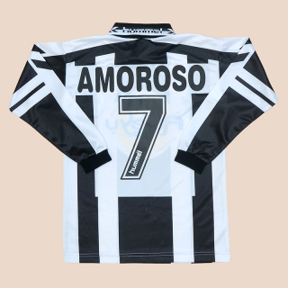 Udinese 1997 - 1998 Home Shirt #7 Amoroso (Very good) YL