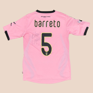 Palermo 2011 - 2012 Match Issue Signed Home Shirt #5 Barreto (Excellent) M