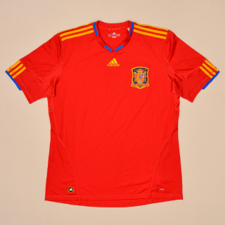Spain 2009 - 2010 Home Shirt (Very good) XL