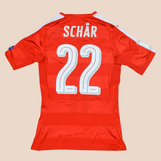 Switzerland  2016 - 2017 Match Issue Home Shirt #22 Schar (Good) M