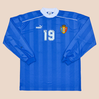 Moldova 1998 - 1999 Match Issue Home Shirt #19 (Very good) XL