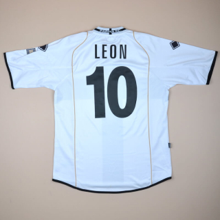 Parma 2008 - 2009 Match Issue 'Limited Edition' Home Shirt #10 Leon (Very good) XL