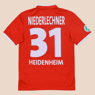 1. FC Heidenheim 2013 - 2014 Match Issue Home Shirt #31 Niederlechner (Very good) S