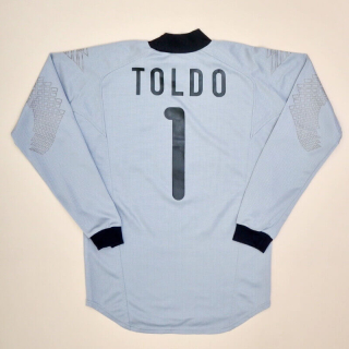 Inter Milan 2000 - 2001 Goalkeeper Shirt #1 Toldo (Very good) S