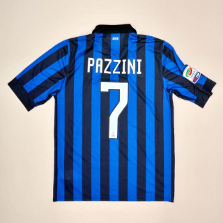 Inter Milan 2011 - 2012 Home Shirt #7 Pazzini (Very good) M