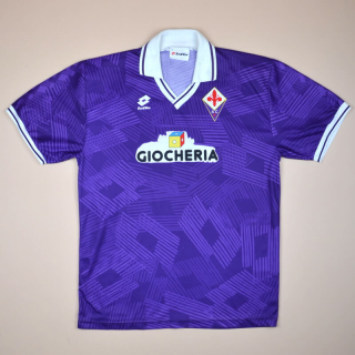 Fiorentina 1991 - 1992 Home Shirt (Excellent) XL