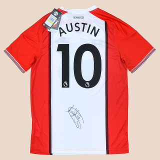 Southampton 2017 - 2018 'BNWT' Signed Home Shirt #10 Austin (New with defects) M