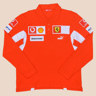 Scuderia Ferrari 2005 'Schumacher Era' Formula 1 Polo Shirt (Very good) L