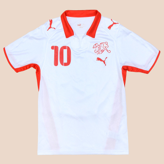 Switzerland  2008 - 2009 Match Issue Away Shirt #10 (Excellent) S